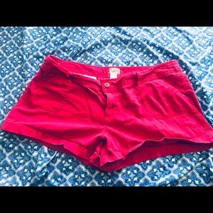 Hot pink shorts